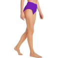 thumbnail image 5 of Gibobby Women Mid Rise Bikini Bottoms Full Coverage Swimsuit Ruched Scrunch Swim Bottom(Purple,XXL), 5 of 6