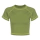 thumbnail image 1 of Camisetas cortas para mujer, camiseta con estampado de letras de mariposas, camiseta con estampado de mariposas, cuello redondo, manga corta, True Excellence, 1 of 5