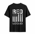 thumbnail image 6 of UngA 4th of July Shirts for Men American Flag Patriotic Shirts 250 Anniversary USA Stars and Stripes Short Sleeve Tee Top Independence Day Tshirt for Men White,XL, 6 of 7