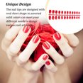 thumbnail image 4 of Nail Art Delicate Removable Artificial Salon Tips Acrylic Tips Extension Fingernails Fashion Wraps Manicure Tools Decoration for Girls Type 28, 4 of 5