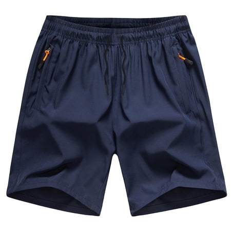 AINIYS Boys Dry Performance Shorts Moisture Wicking Durable with Elastic Waist Closure for Running and Active Days Navy 14-15 Years