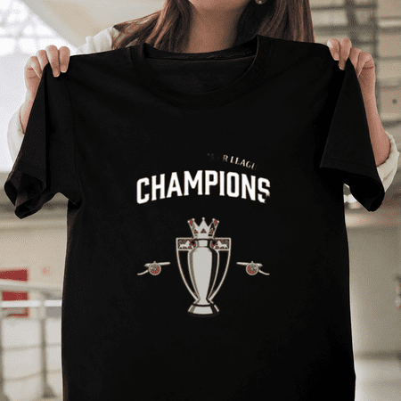 Arsenal Champions Trophy Soccer Football Fan Graphic Tee Unisex T-ShirtPlus Size S-5XL Available