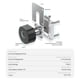 thumbnail image 3 of Cerradura de puerta Cerradura inteligente digital de bajo consumo de energía para protección (L25), 3 of 6