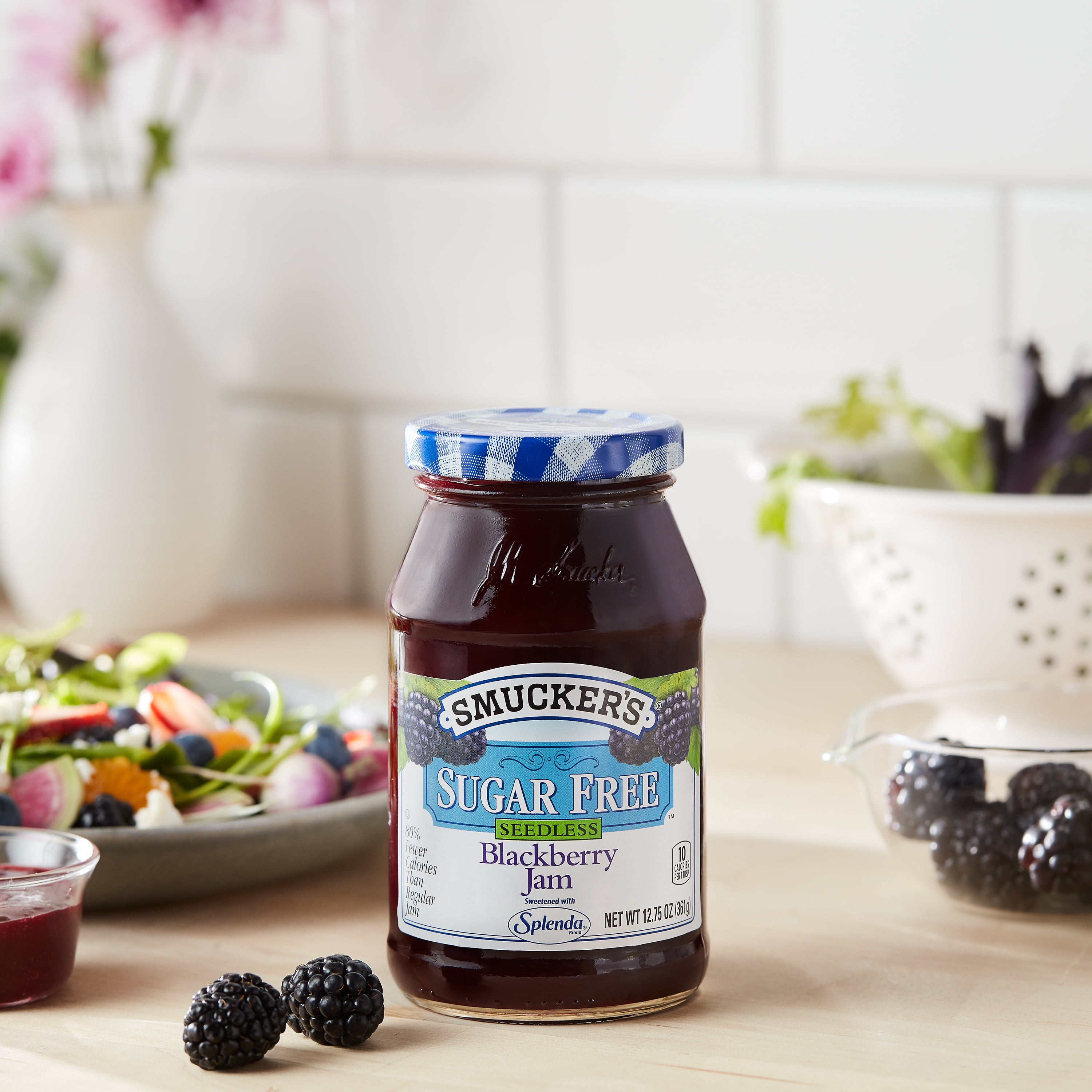 Smucker’s Sugar Free Seedless Blackberry Jam with Splenda Brand