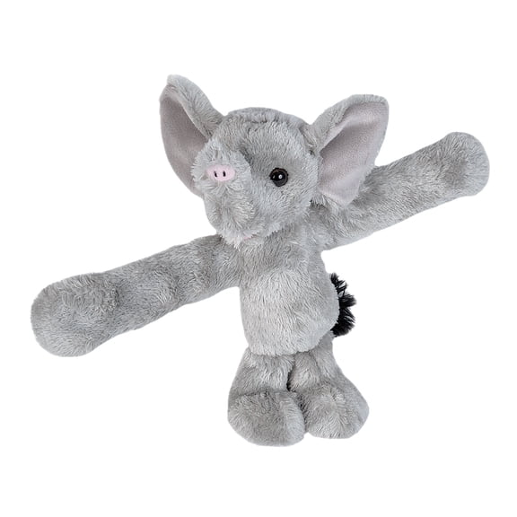 Wild Republic Huggers, Elephant Plush Toy, Slap Bracelet, Stuffed Animal, Kids Toys, 8 Inches