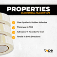 thumbnail image 7 of WOD Tape Hexayurt Tape Pack 2 Rolls 6 in. x 60 yd. Bi-Directional Tape and 2 Rolls 4 in. x 50 yd. Aluminum Tape, 7 of 7