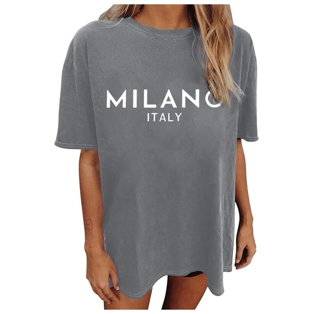 Camiseta básica para mujer: camiseta de manga corta suave y cómoda, prenda transpirable para el día a día.