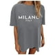thumbnail image 1 of Camiseta básica para mujer: camiseta de manga corta suave y cómoda, prenda transpirable para el día a día., 1 of 5