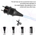 thumbnail image 1 of 3 uds enchufe eléctrico macho enchufes de contacto protectores enchufes de goma antidoblado modelo E012 clase de protección 250V (16A, 50Hz) para cable de 6-16mm (negro) LingWen 8390615972413, 1 of 1