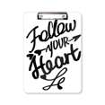 thumbnail image 1 of Sigue a tu corazón. Portapapeles Carpeta de escritura Placa de soporte A4, 1 of 4