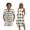 Animal Paws Grid, variant on Blue White Palm Tree Floral Matching Sets for Beach Vacation Men's Hawaiian Shirt & Women's Sleeveless Midi Dress Hawaiian Matched Couples Summer Outfits, M
