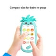 thumbnail image 3 of TFixol Interactive Silicone Baby Teether Phone - Orange, Yellow, or Green - Safe Chewable Educational Toy for Infants 6+ Months (Battery Not Included), 3 of 6