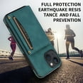 thumbnail image 5 of Nalacover for Apple iPhone 14 Plus Wallet Case with Credit Card Holder Slots Magnetic Closure Kickstand Purse Premium PU Leather+ TPU Shockproof Case for iPhone 14 Plus - Blue, 5 of 6