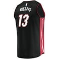 thumbnail image 3 of Men's Fanatics Bam Adebayo Black Miami Heat Fast Break Replica Player Jersey - Icon Edition, 3 of 6