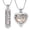 Rose-2pc, variant on Tree of Life Urn Necklace for Ashes Cremation Jewelry with Hollow Vial Cylinder Keepsake Memorial Lockets Ashes Holder for Women Men Pet