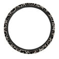 thumbnail image 5 of Renewold Novelty Steering Wheel Cover Anti-Slip Washable Easy to InstallUniversal 15 Inches Car Accessories, Leopard Print Grey Black, 5 of 6