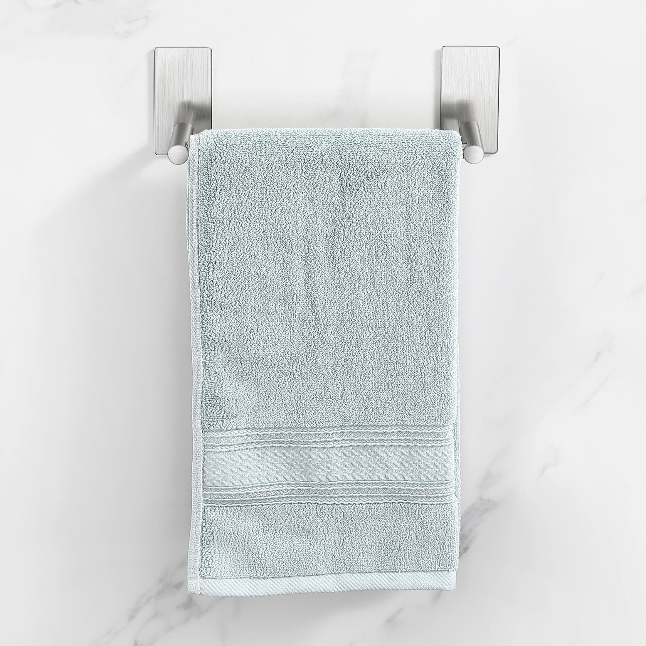 KK5 Bathroom Towel Rack Shelves Set of 6 - Foldable Towel Holder with Towel  Bar & 9 Hooks for Shower Room Organizer Bathroom Storage Kitchen Towels