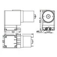 thumbnail image 3 of 80KPA Mini Vacuum Pump DC 12V Small Vacuum Suction Pump Diaphragm Pump, 3 of 6