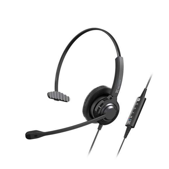 Klipxtreme - Casque Voxpro Mono avec Micro Vol Cont Boom USB