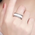 thumbnail image 2 of Women's Alloy Inlaid Artificial Gemstone Ring, Colorful Zircon Hollow Out Design, Epoxy Diamond Accent, Fashion Jewelry, 2 of 2