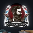 thumbnail image 3 of Handmadetneonsign Barber Shop Decal Printed Neon Light, Barber Acrylic Led Light, Barber Salon Neon, 3 of 5