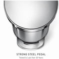 thumbnail image 4 of simplehuman 45 Liter / 12 Gallon Slim Kitchen Step Trash Can with Liner Rim, Brushed Stainless Steel, 4 of 9