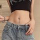 thumbnail image 2 of 1Pc Fake Belly Button Ring Fake Clip On Belly Piercing Non Piercing Navel Ring, 2 of 5