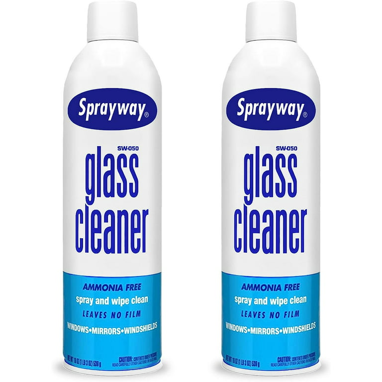 CRL Sprayway S50 Ammonia Free Glass Cleaner 19 Ounce Aerosol Can - Case of  12 S50
