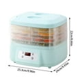 thumbnail image 2 of HIBIBUD 2026 New Freeze Dryer Machine for Home,360° Airflow Food Dehydrator Machine with 6 Trays,Digital Adjustable Timer&Temperature Control for Beef,Fruits,Meat, 2 of 3