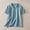 Blue, variant on Fznquz Pink Tops for Women 2024 Tunic Short Sleeve Casual Shirts Henley Cotton Linen Button up Women's Blouses