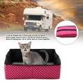 thumbnail image 3 of Aigend Cat Litter Box - Cat Collapsible Litter Box Pet Litter Pan Waterproof Outdoor Foldable for Travel(Red), 3 of 8