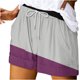 thumbnail image 1 of Pantalones Cortos Sueltos para Mujeres de Verano Impreso Encaje Hasta Bolsillo Elástico Pantalones Cortos Casuales Poliéster, Moda Pantalones Cortos de Verano para Uso Diario Y de Ocio, 1 of 5