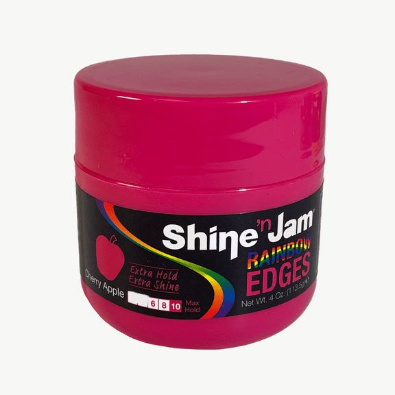 Ampro Shine n Jam Conditioning Gel Rainbow Edge Gel [CHERRY APPLE] 4 Oz * BEAUTY TALK LA *