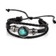 thumbnail image 1 of Doce constelaciones Pulsera tejida a mano Pulsera de cuero de moda Elegante Zodiaco Constelació CACAGOO Pulsera, 1 of 7