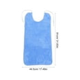 thumbnail image 2 of BESTYASH Elderly Care Bibs Adult Bib Polyester Blue 2Pcs, 2 of 8