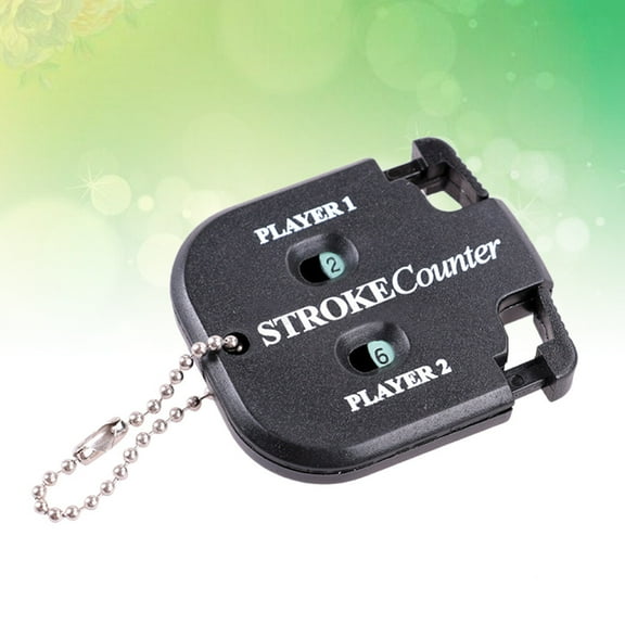 Raindrops  Count Tool Mini Score Counter Tee Golf Umpire Clicker Black