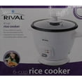Rival 6 Cup Rice Cooker