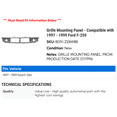 thumbnail image 2 of Grille Mounting Panel - Compatible with 1997 - 1999 Ford F-250 1998, 2 of 2