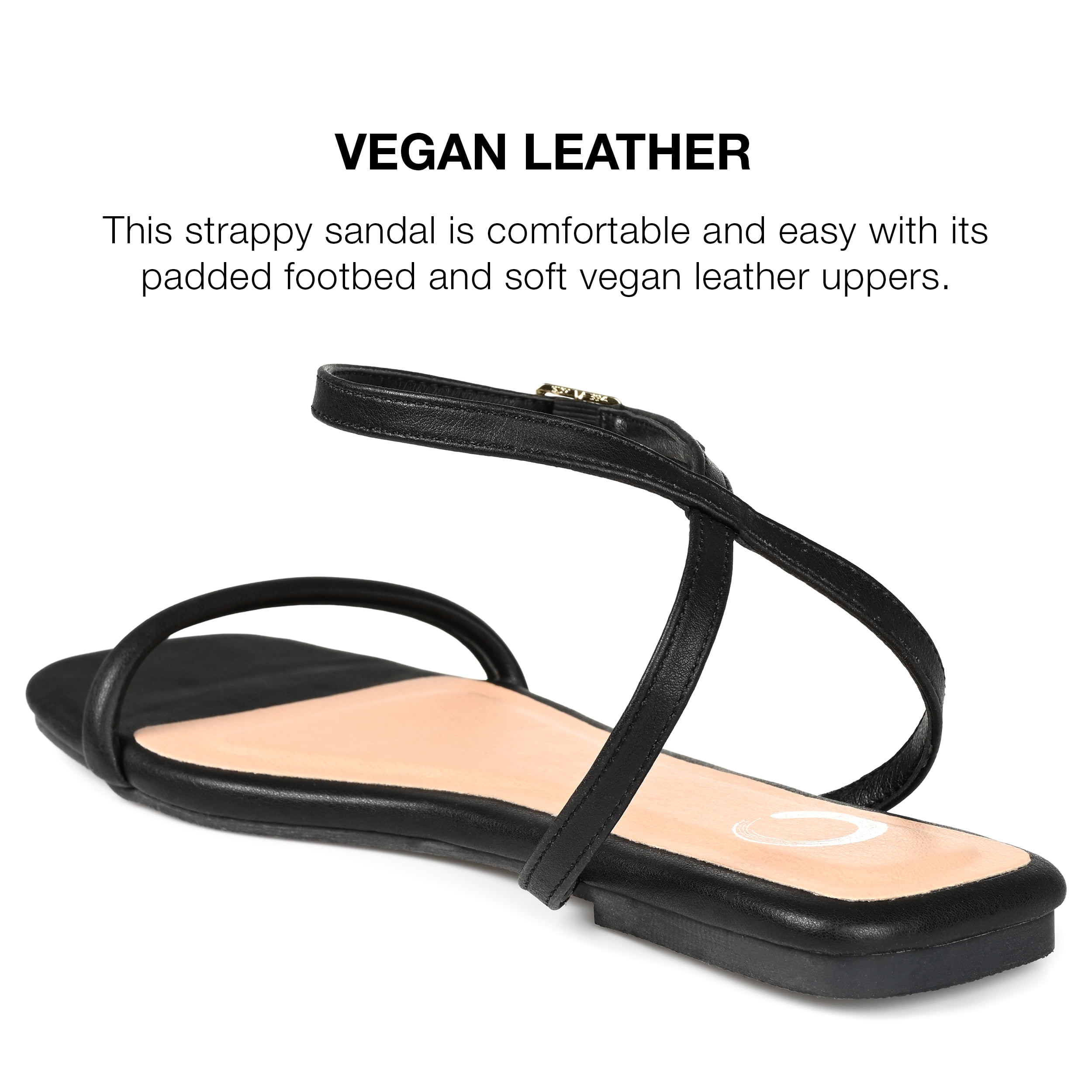 Journee Collection Womens Veena Ankle Strap Low Block Heel Sandals