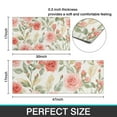 thumbnail image 7 of Pioneer Flower Floral Print Pattern Kitchen Rugs Sets Of 2,Anti Fatigue Kitchen Mat Rugs Non Slip Washable,Decorative Kitchen Floor Mats for Kitchen,Sink,Laundry,17"x30"+17"x47", 7 of 7