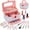 Pink, variant on WATTNE Kids Makeup Kit for Girls 42 Pcs Washable Real Cosmetic, Safe & Non-Toxic Little Girl Makeup Set, Frozen Makeup Set for 3-12 Year Old Kids Toddler Girl Toys Christmas & Birthday Gift (Pink)