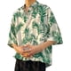 thumbnail image 1 of Camisa De Botones Para Hombre Hombres Casual Impreso Camisas Moda Top Blusa Camisas (Green, 3XL), 1 of 4