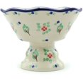 thumbnail image 3 of Polmedia Falling Leaves Candy / Nut Bowl with Pedestal, 3 of 6