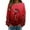 Red 2, variant on BLVB Christmas Sweater for Women Cute Long Sleeve Crew Neck Knitted Sweater Ugly Christmas Sweater Pullover Holiday Parties Top