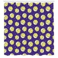 thumbnail image 3 of Moon Shower Curtain, Baby Sleep Theme with Crescent Moon in Sky Stars Cosmos Space Toddler Nursery, Fabric Bathroom Set with Hooks, 69W X 75L Inches Long, Pale Yellow Purple, by Ambesonne, 3 of 3