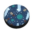 thumbnail image 2 of Kdxio Spare Tire Cover for RV Trailer, Waterproof Wheel Cover,Camper Spare Tire Cover Fit for Rv SUV Truck Travel Trailer 16 inch-Alpaca Astronaut in Space, 2 of 8