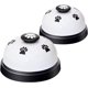 thumbnail image 1 of ZHAOCHENG Campana de entrenamiento para mascotas, timbre interactivo para perros y gatos para entrenarlos para ir al baño, paquete de 2, 1 of 5