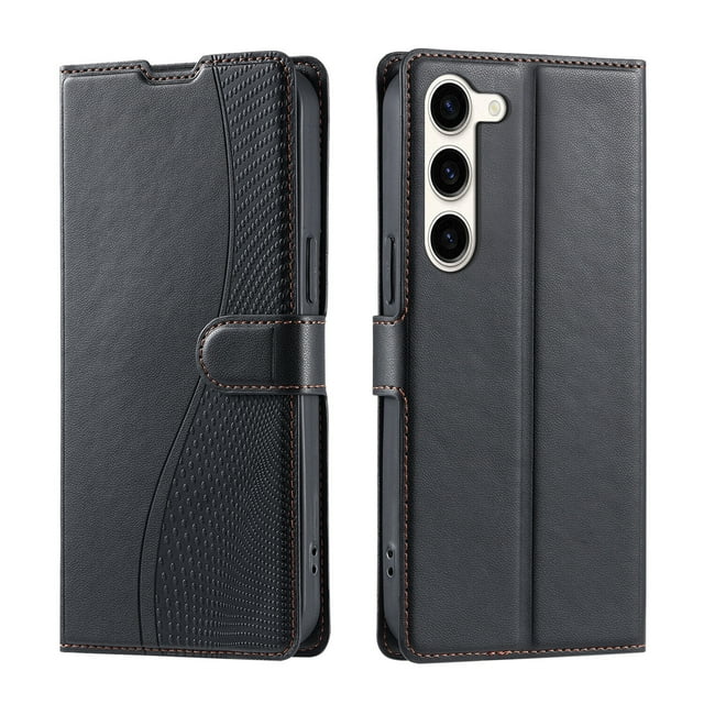 Samsung Galaxy S23 Ultra 5G Étui, Portefeuille en Cuir Pu à Rabat Porte-Cartes Support Magnétique