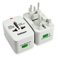 thumbnail image 2 of International Plug Adapter,Universal Travel Adapter 1500W Universal Power Adapter International Wall Charger High-End Performance, 2 of 8