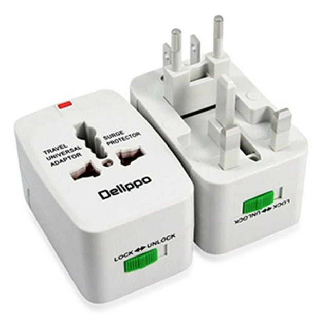 International Plug Adapter,Universal Travel Adapter 1500W Universal Power Adapter Travel Adapter Compact and Lightweight